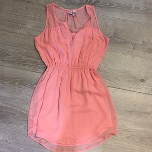 🛍Love on a hanger sleeveless dress (peach)
